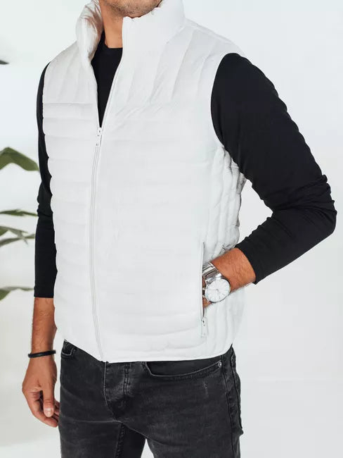 Men's white vest Pole