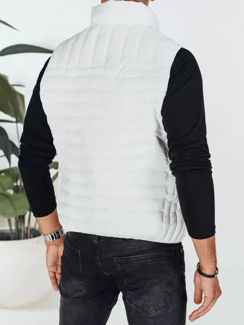 Men's white vest Pole