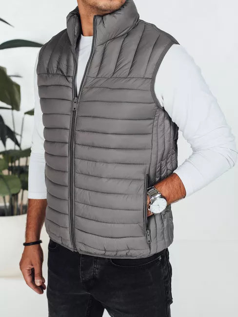 Men's gray vest Pole