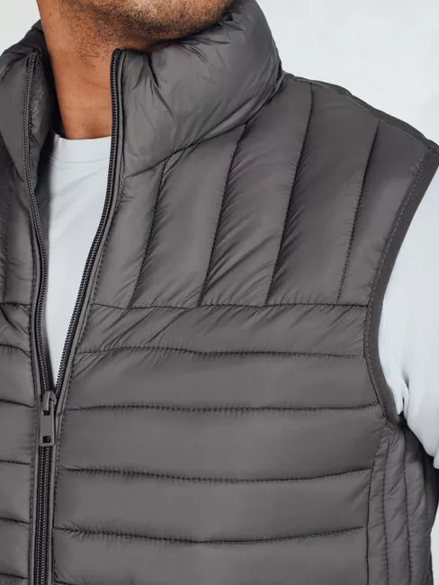 Men's gray vest Pole