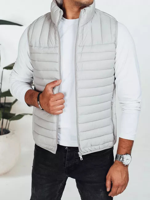 Men's light gray vest Pole