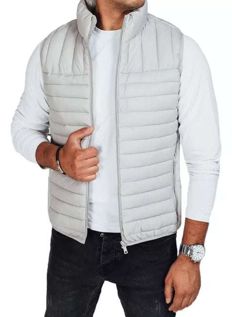 Men's light gray vest Pole