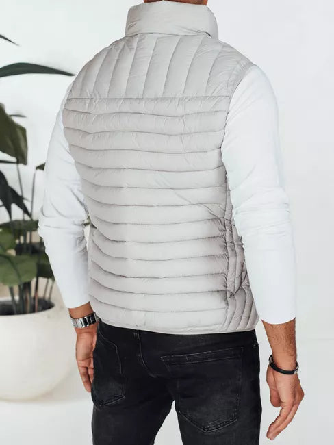 Men's light gray vest Pole