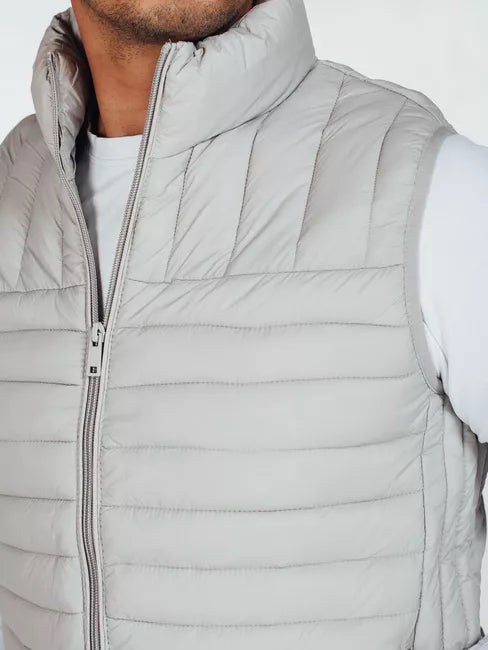 Men's light gray vest Pole