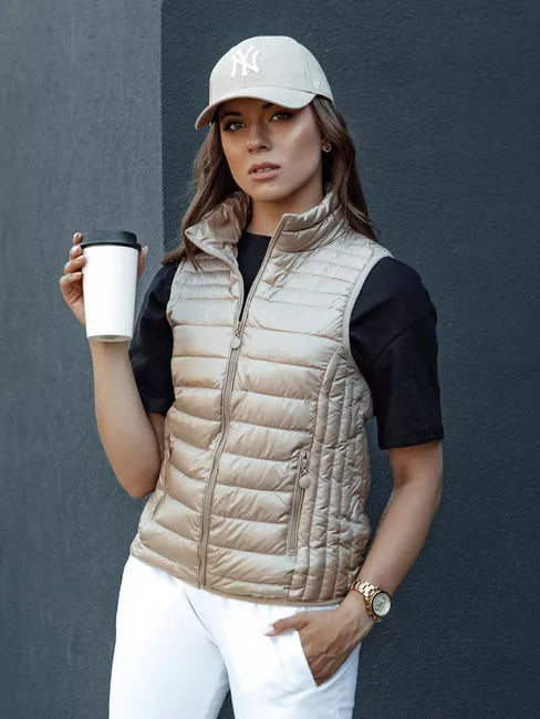 Women's brown vest Stylish