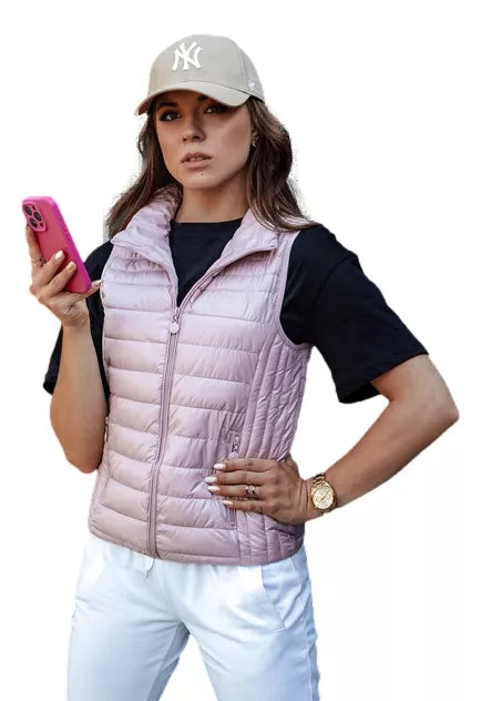 Women's light pink vest Stylish