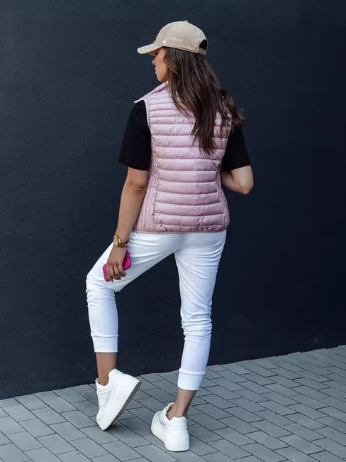 Women's light pink vest Stylish