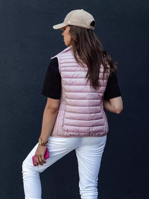 Women's light pink vest Stylish