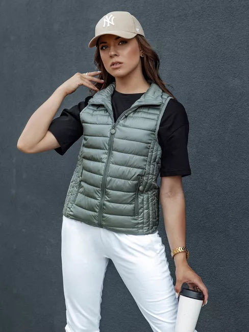 Women's green vest Stylish