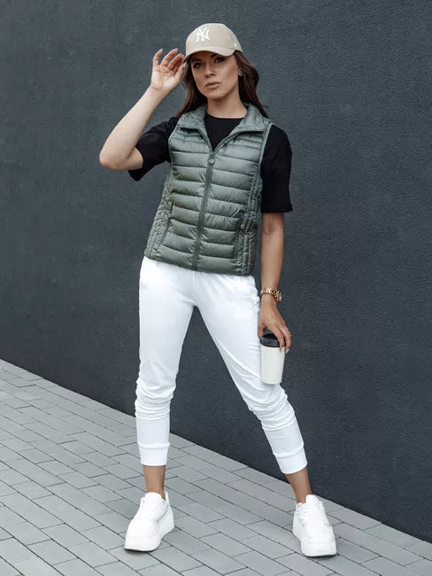 Women's green vest Stylish