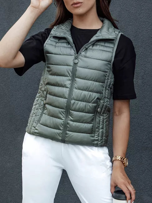 Women's green vest Stylish