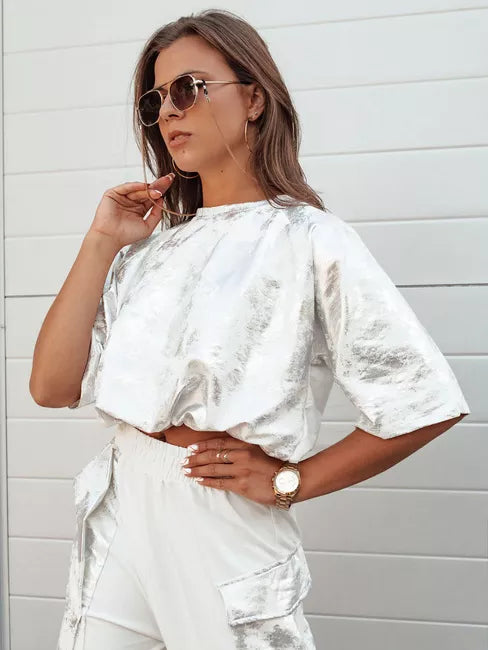 Women's white suit Birweki