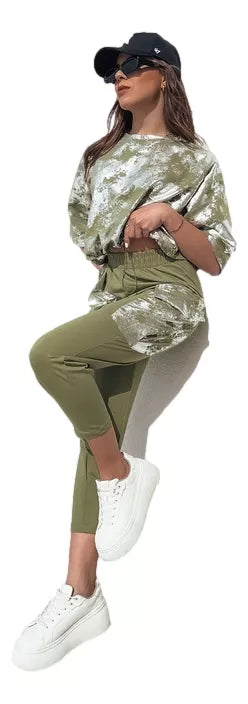 Women's khaki suit Birweki