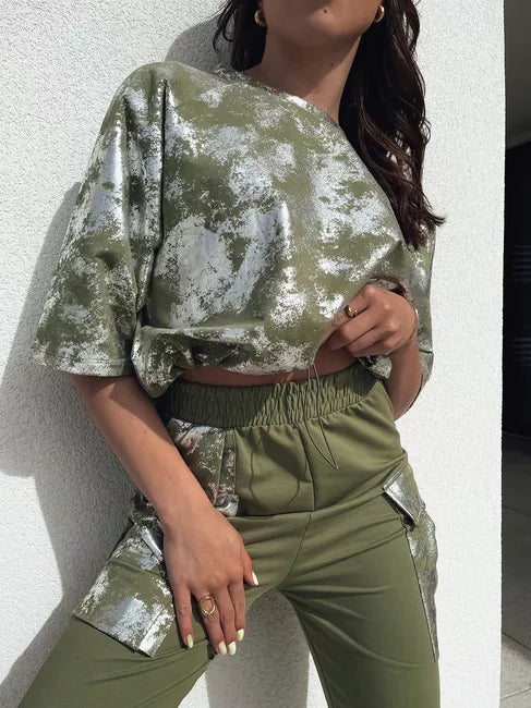 Women's khaki suit Birweki