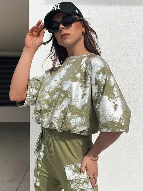 Women's khaki suit Birweki