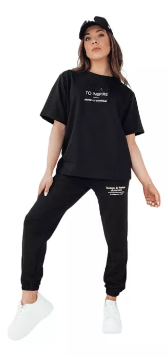 Women's black Dream set.