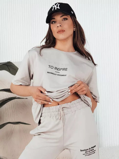 Women's light gray Dream set.