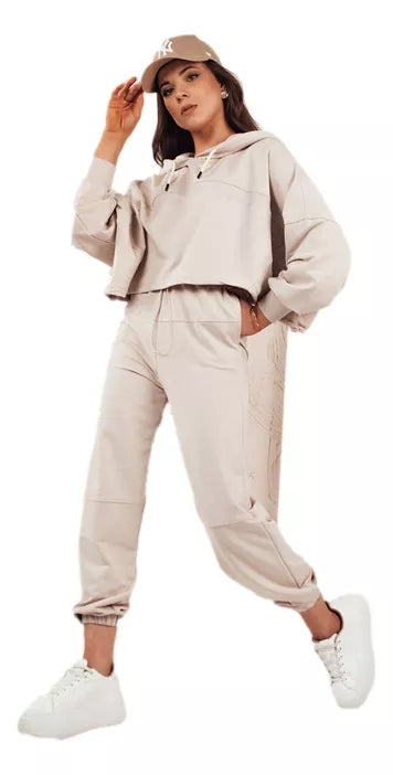 Women's brown tracksuit Bistan