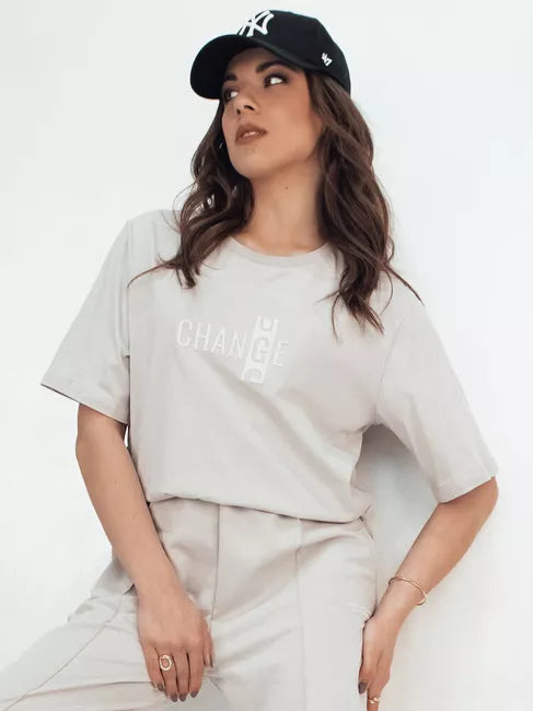 Women's light gray tracksuit Change