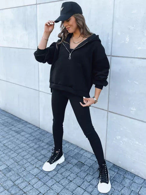 Kemy three-piece black women's suit