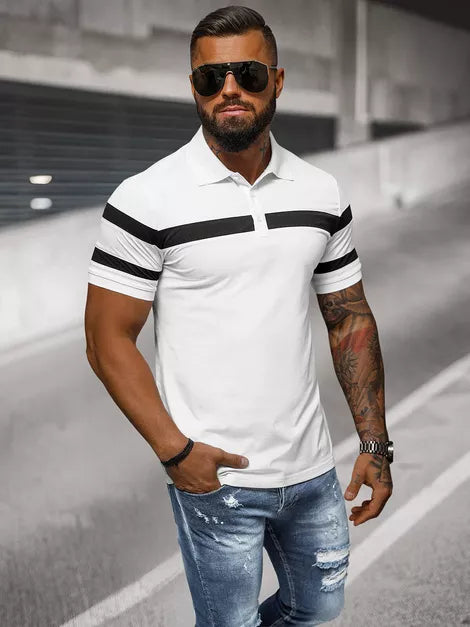 Men's white polo shirt Orland