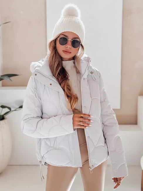 Women's winter white jacket Silma
