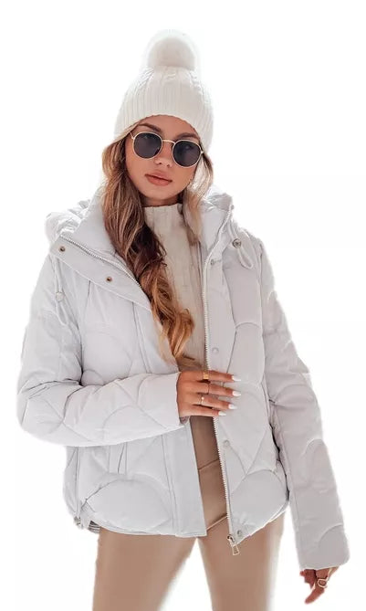 Women's winter white jacket Silma