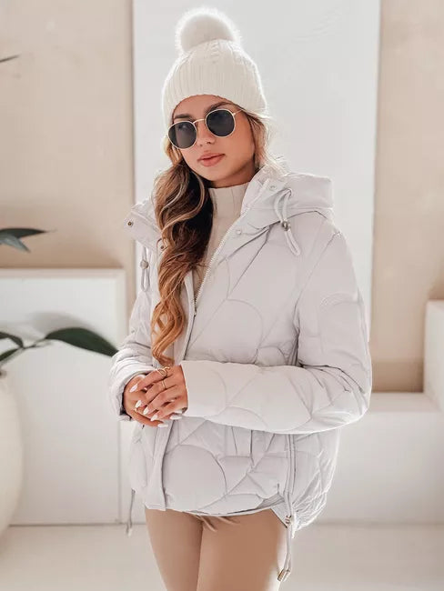 Women's winter white jacket Silma
