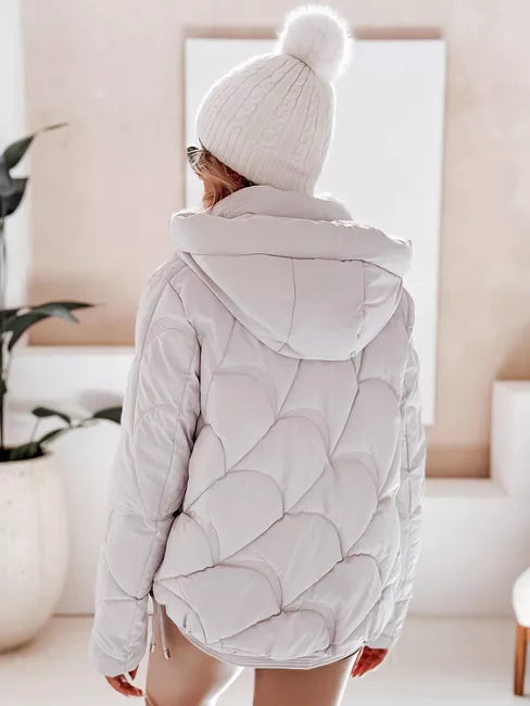 Women's winter white jacket Silma