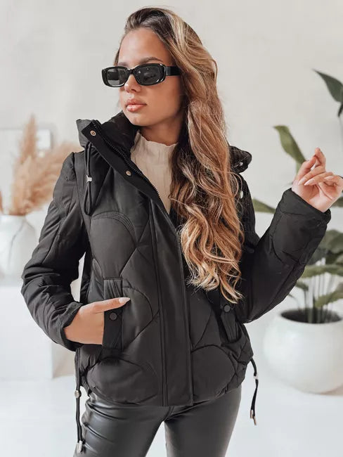 Women's winter black jacket Silma
