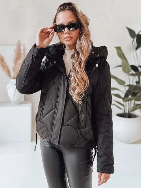 Women's winter black jacket Silma