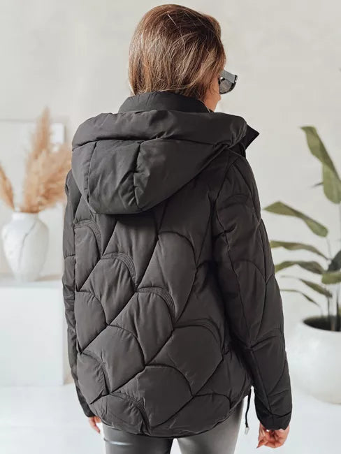 Women's winter black jacket Silma