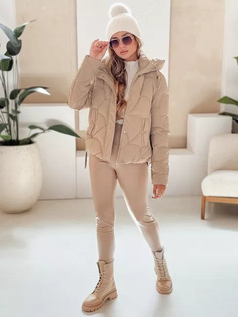 Women's brown winter jacket Silma