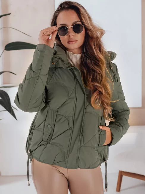 Women's winter khaki jacket Silma