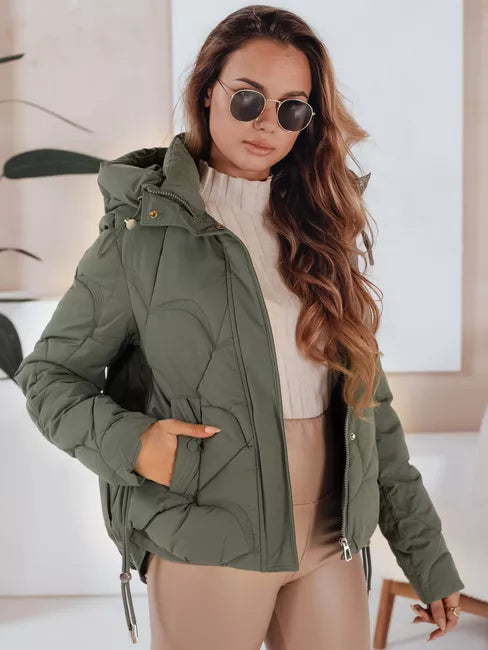 Women's winter khaki jacket Silma
