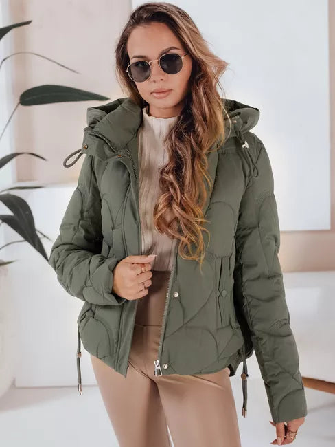 Women's winter khaki jacket Silma