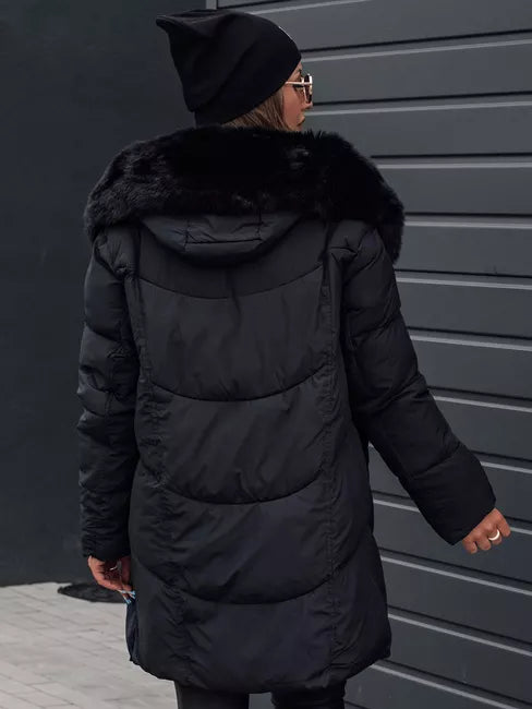 Women's winter black jacket Niki