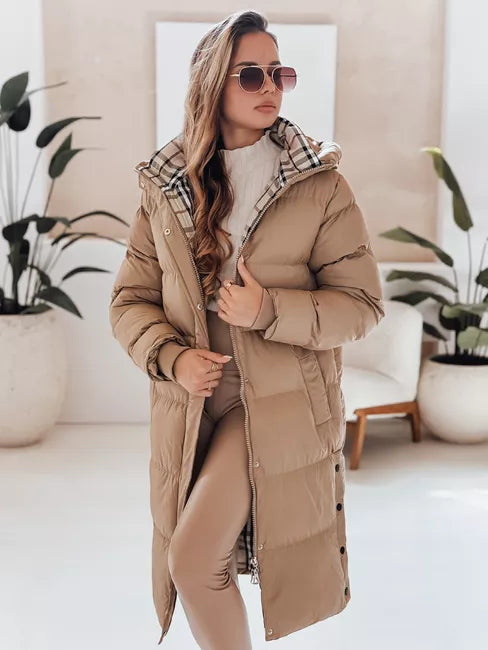 Women's brown winter jacket Bren