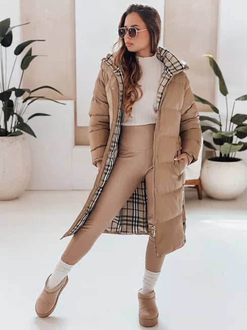 Women's brown winter jacket Bren