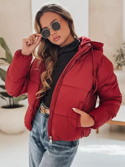 Women's red jacket Glam