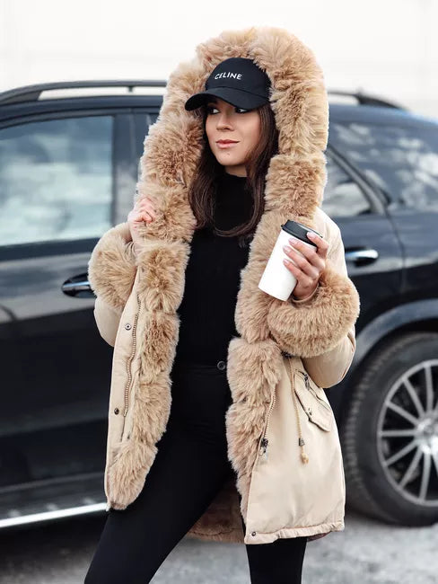 Women's brown jacket Gibon