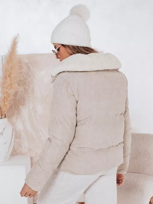 Women's winter brown jacket Trendy