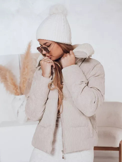 Women's winter brown jacket Trendy