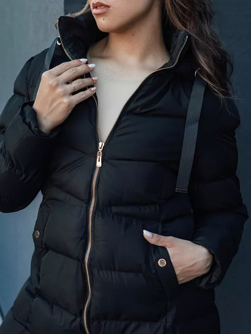 Women's winter black jacket Gabriel