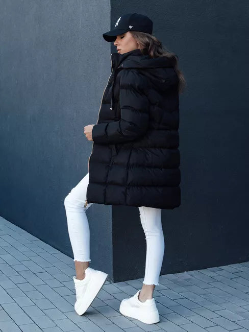 Women's winter black jacket Gabriel