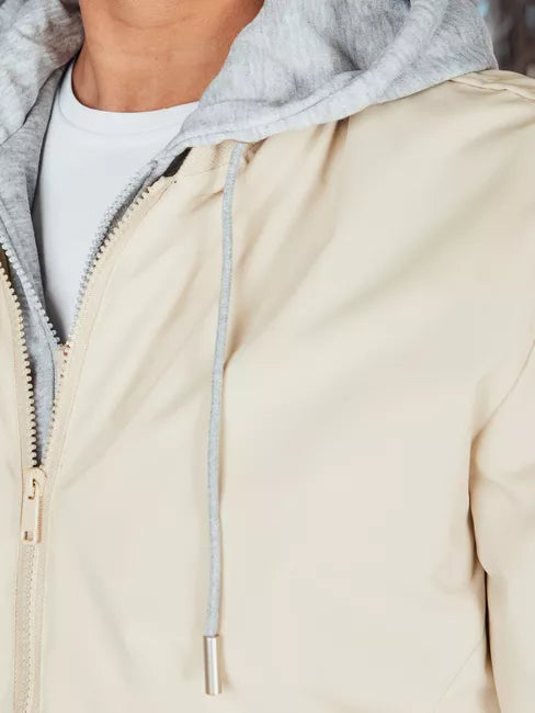 Men's white bomber jacket Edmin