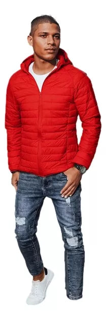 Men's red spring jacket Serg