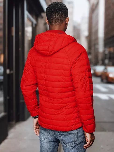 Men's red spring jacket Serg
