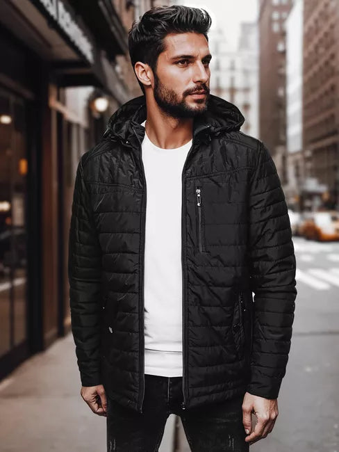 Men's black jacket Kent