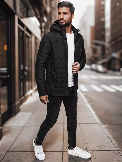 Men's black jacket Kent